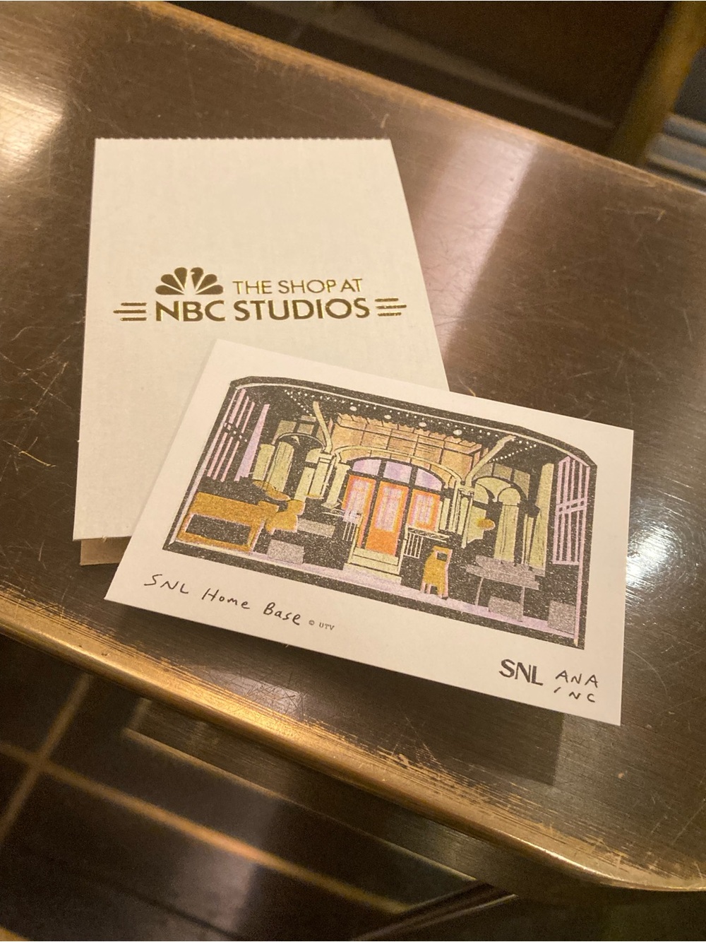 Ana Anastasia Inciardi Mini Print NBC Studios SNL Home Base Vending Machine Art